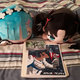 My stuff: Rem and Rin Nesoberis, the Ian Sinclair signed Dandy print (“Stay Dandy Baby”), and the Eri Sasaki signed photo. Not shown: My son’s Kyouko Nesoberi